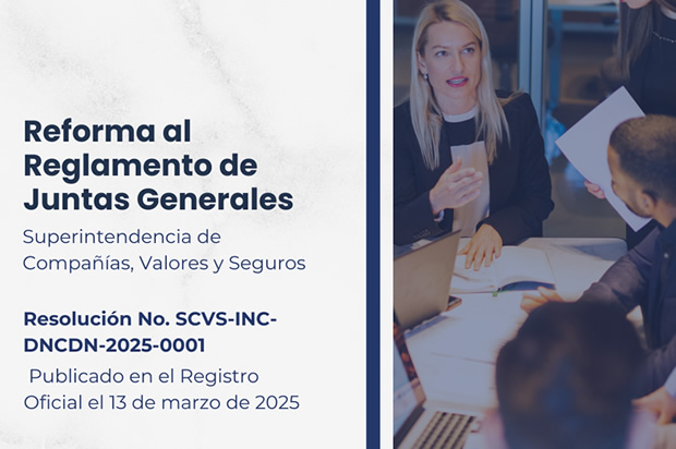 Reforma al Reglamento de Juntas Generales