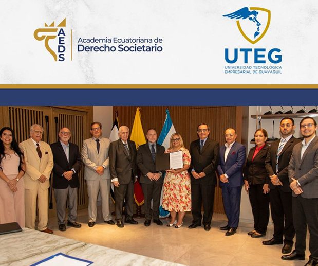 Firma de convenio interinstitucional entre AEDS y UTEG