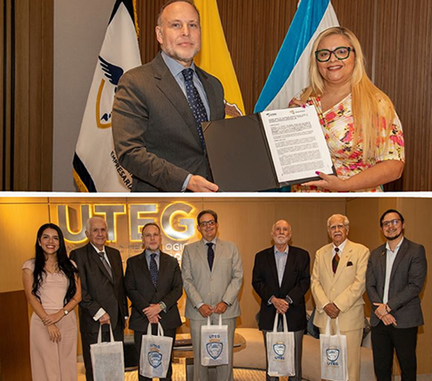 Firma de convenio interinstitucional entre AEDS y UTEG